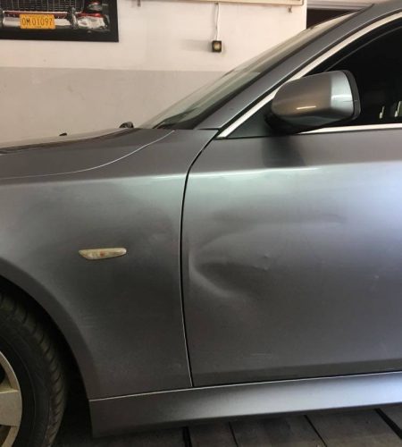 Usuwanie wgnieceń bez lakierowania Radom - BMW przed naprawą