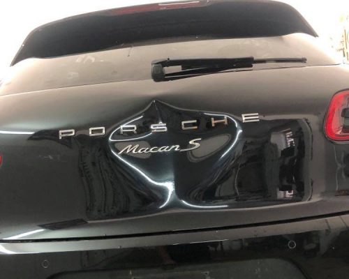 Usuwanie wgnieceń bez lakierowania Radom - Porshe przed naprawą